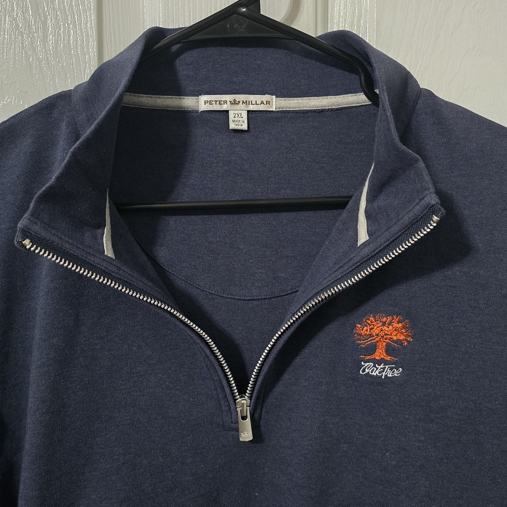 Peter Millar Deep Blue Long Sleeve Tee